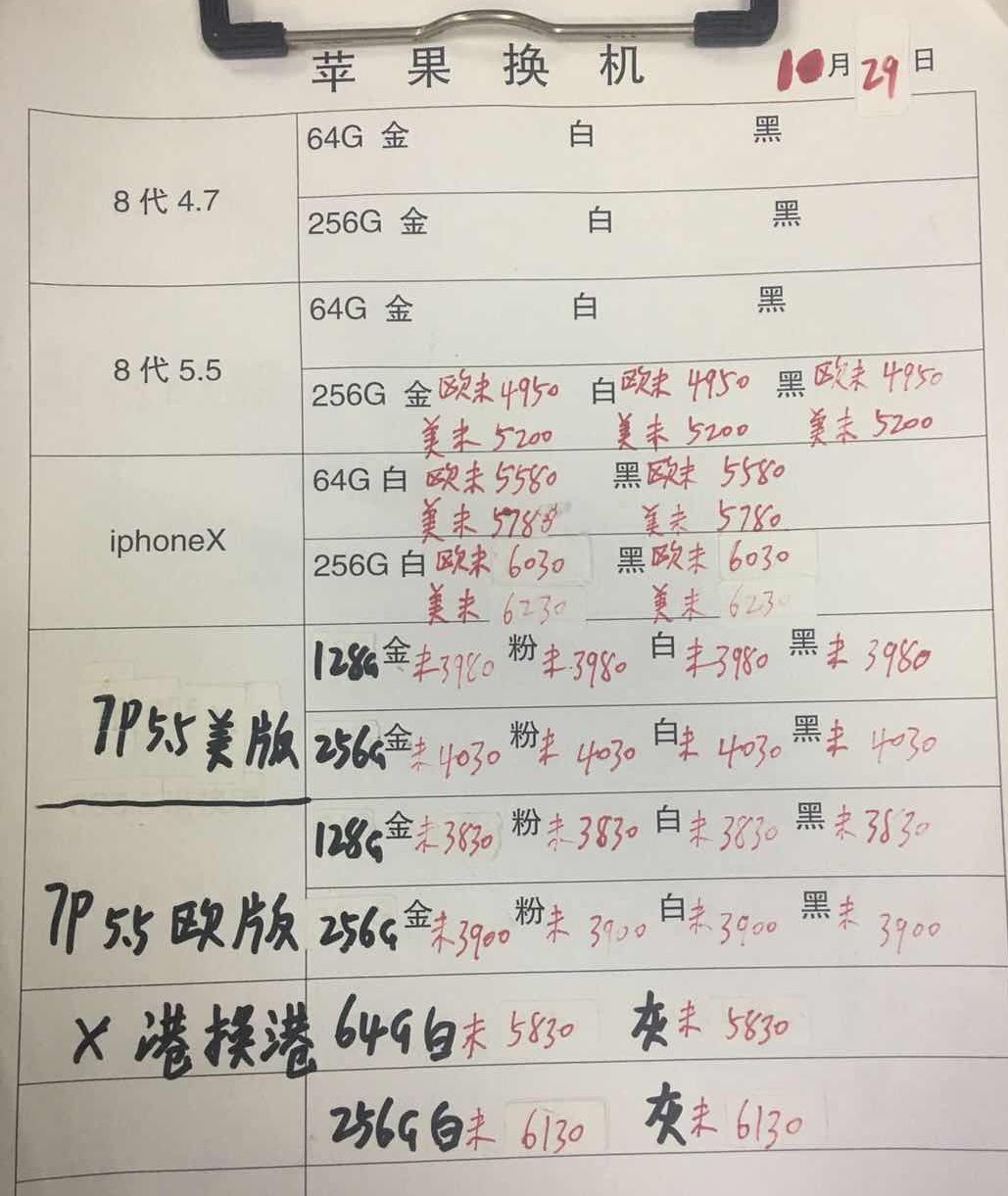 20181029-苹果iPhone8-X-6S港换港报价单.jpg