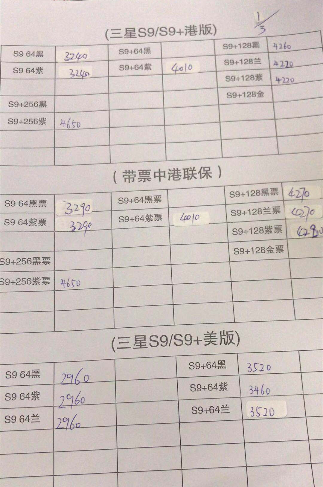 港版S9报价.jpg