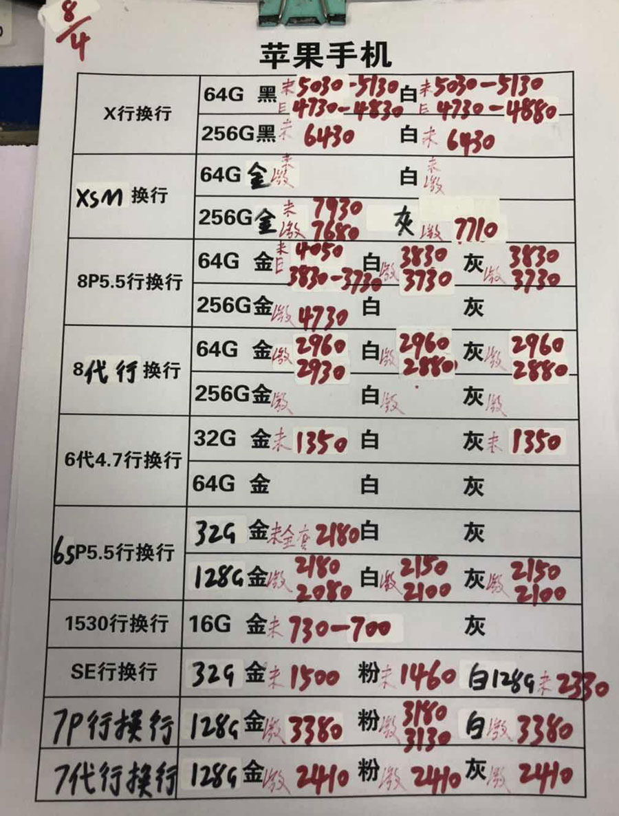 20190407-苹果iPhoneX-8-6-5SE国行官换报价单.jpg