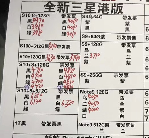 20190630-三星港行带发票S10  s10e note10全套报价单.jpg