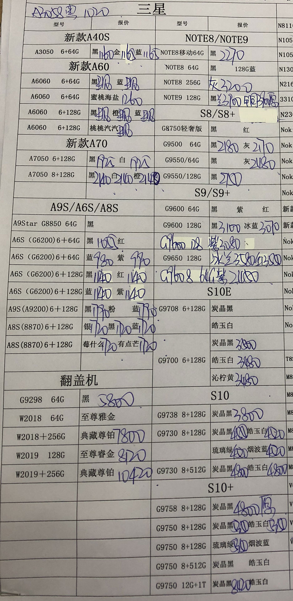 全新国行三星手机报价单.jpg