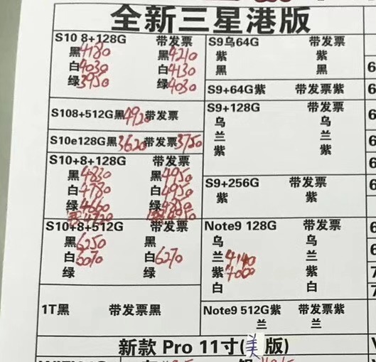 20190718-三星港行带发票S10  s10e note10全套报价单.jpg