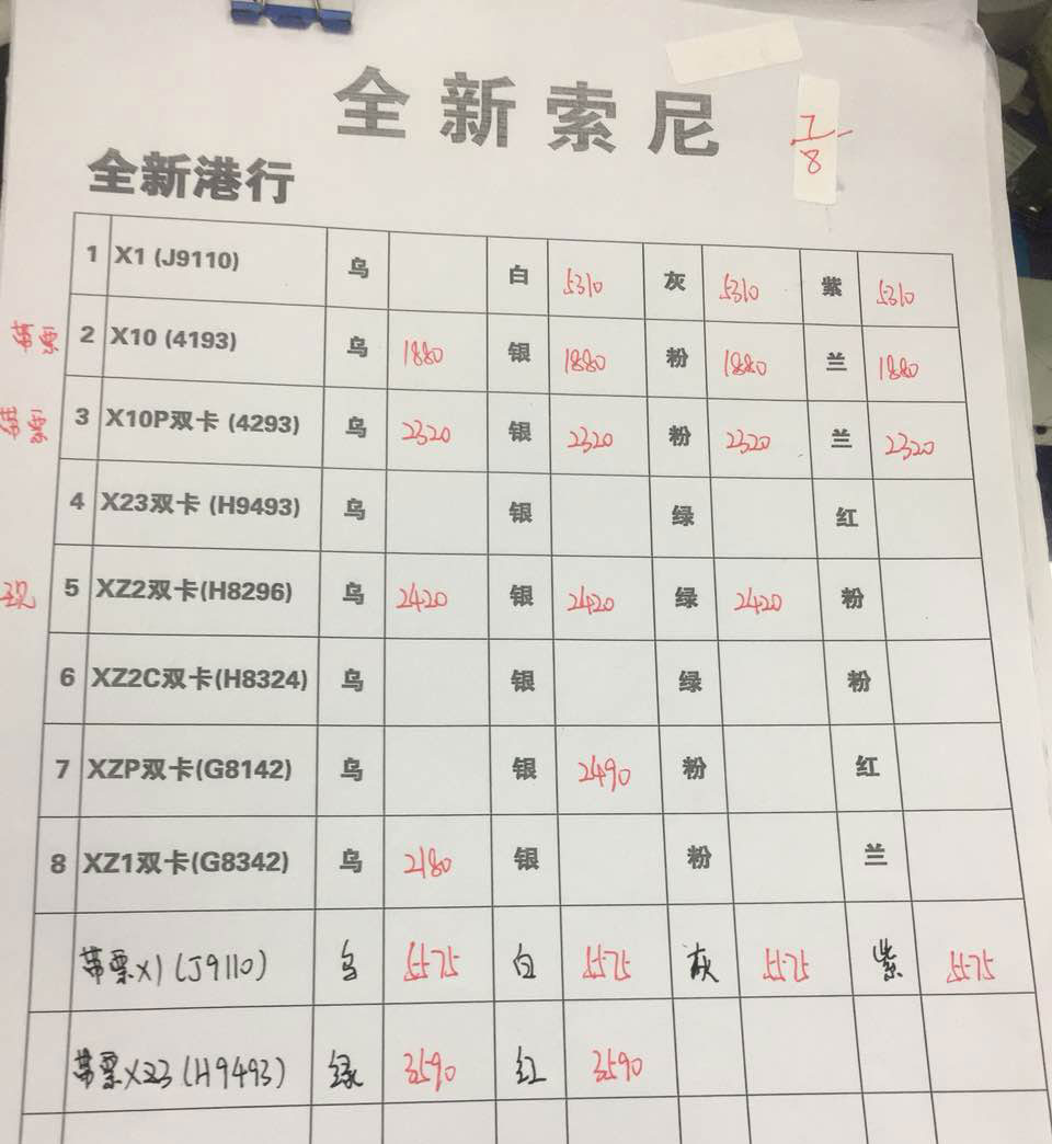 索爱手机港版报价单.jpg