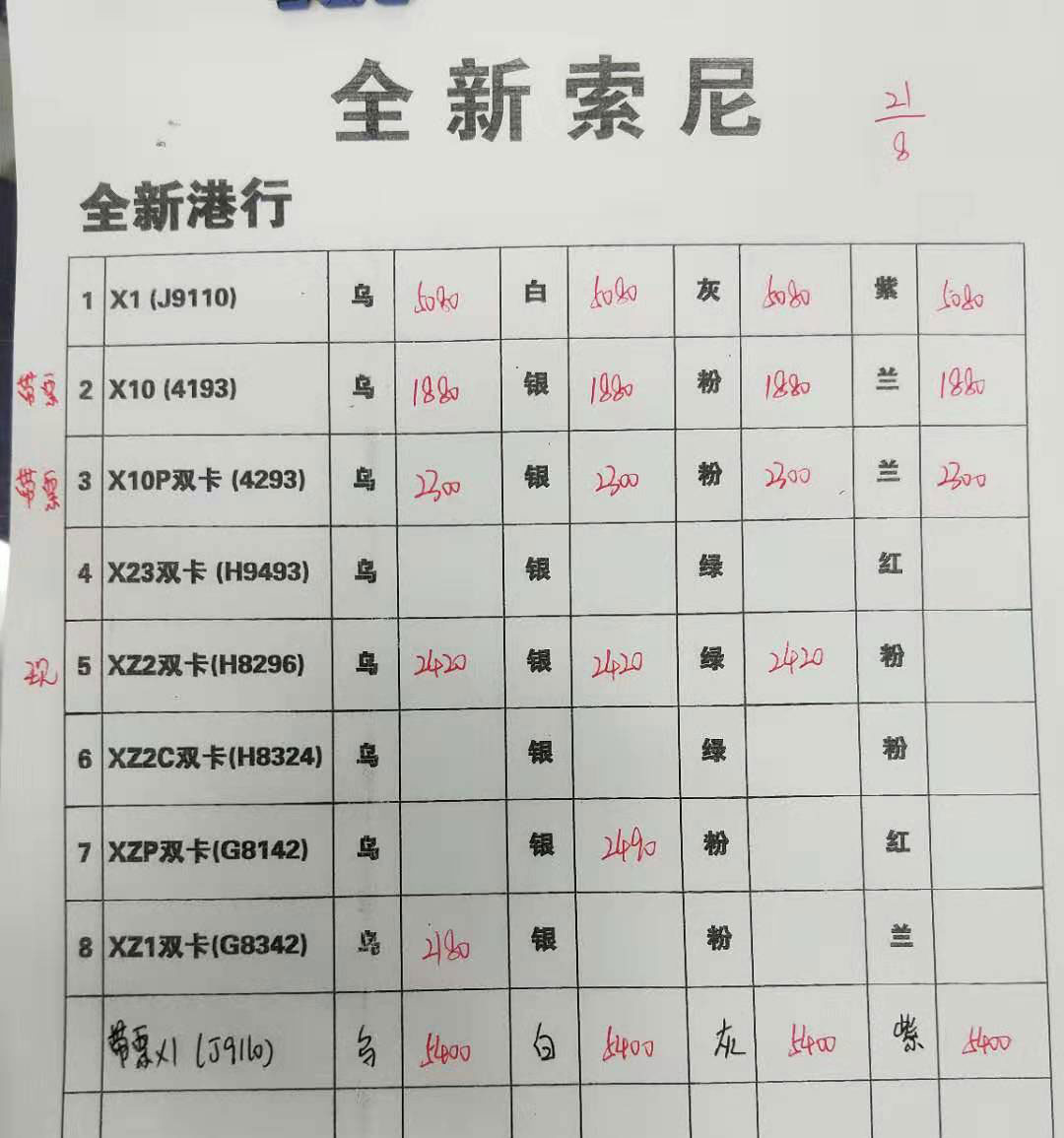 索爱手机港版报价单.jpg